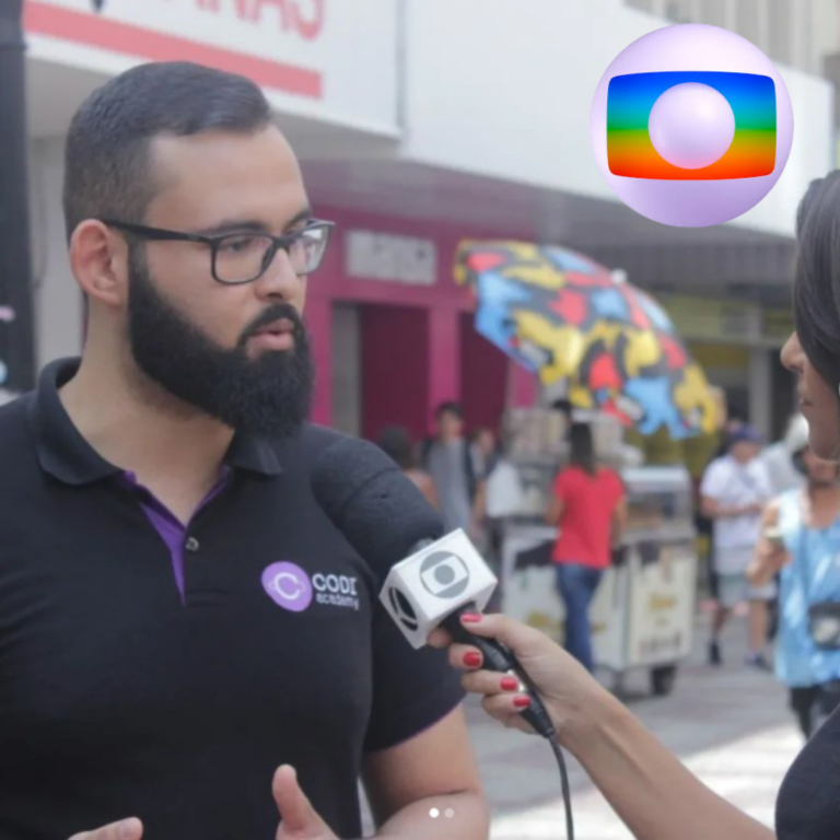 Yuri Medeiros em entrevista para a TV Globo